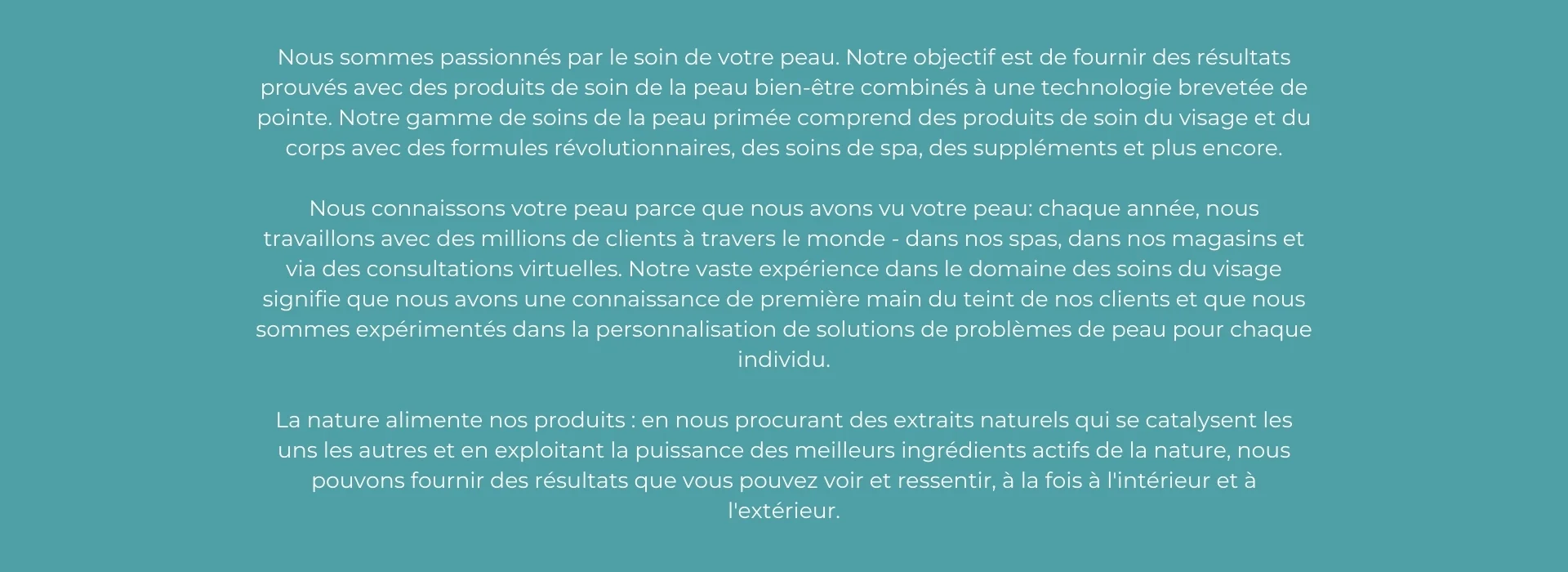 Notre histoire