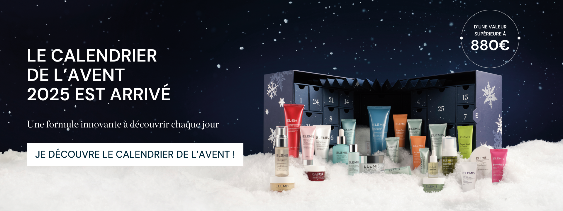 Le calendrier de l’Avent 2025 est arrivé